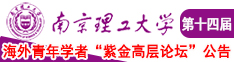 肏老女人屄网南京理工大学第十四届海外青年学者紫金论坛诚邀海内外英才！